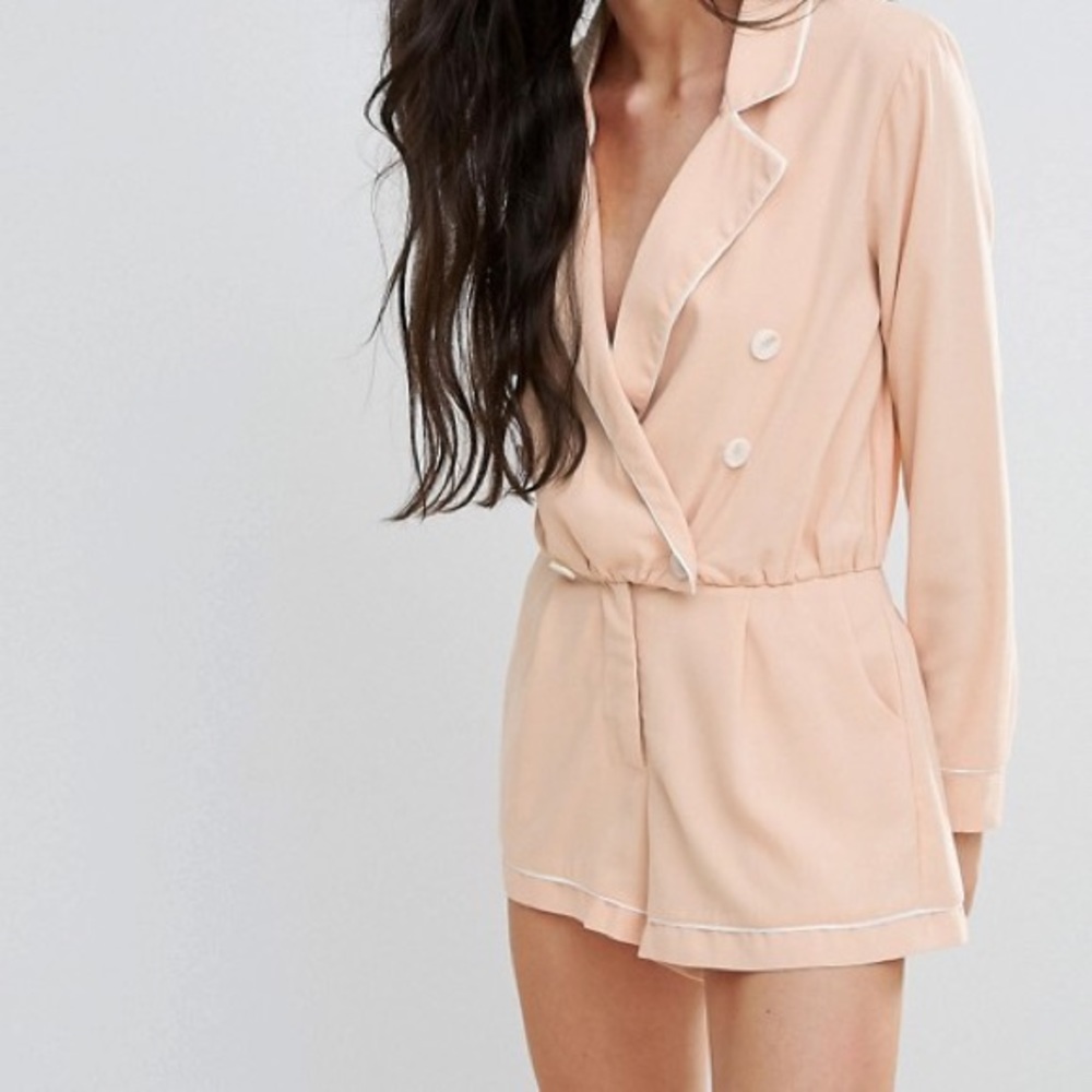 NWT endless rose Double Breasted Romper - Picture 3 of 9